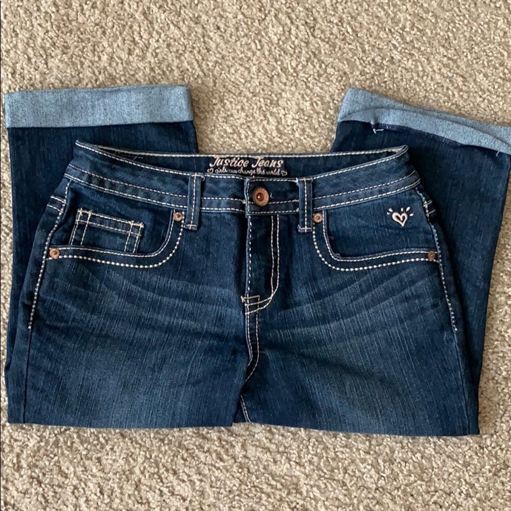 Justice Denim Capris
